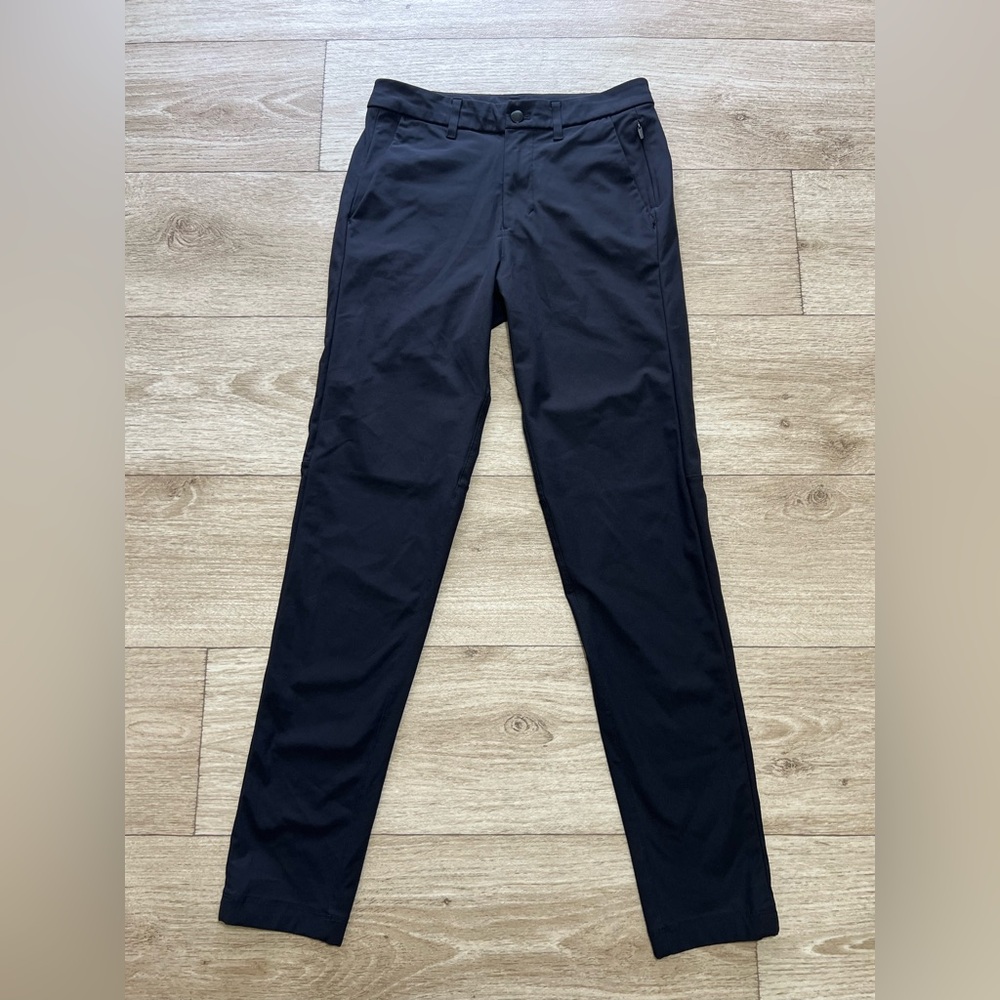 Lululemon Commission Pant Slim Warpstreme M5439S Black Size 28 ( 28x31)